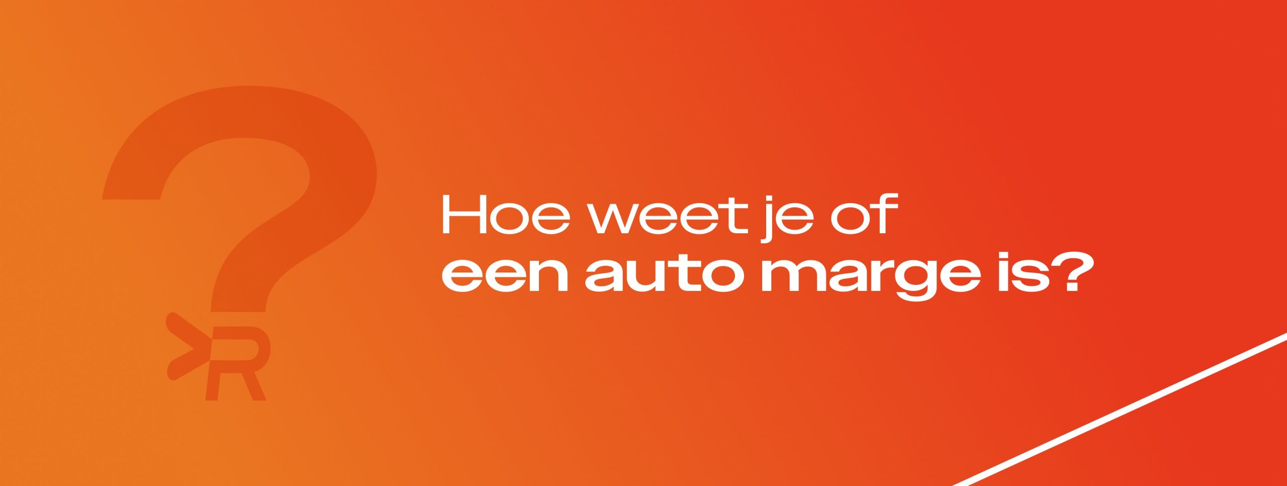 Hoe herken ik een margeauto in Duitsland?