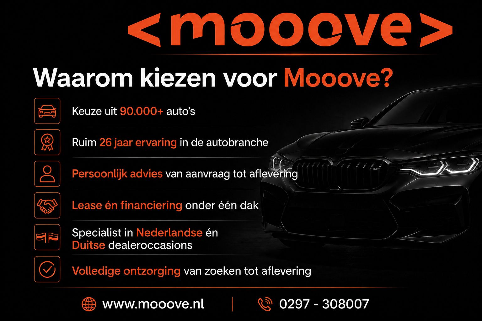 mooove.nl - leasen - waarom kiezen voor Moove?