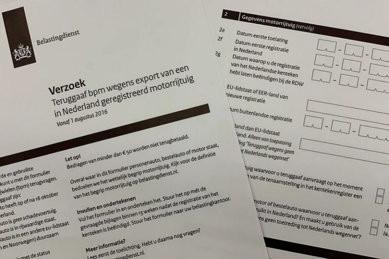 Bouwjaar of datum eerste toelating voor BPM: welke datum telt?